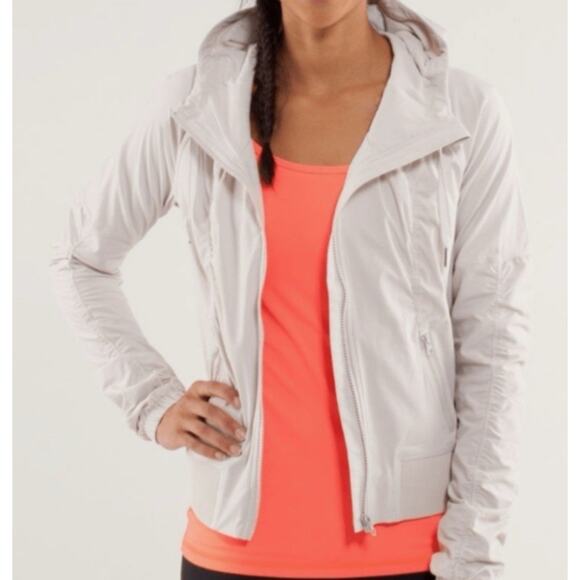 Lululemon 2013 Street to Studio Jacket Dune/Beige Size 8 Women's - Picture 1 of 6